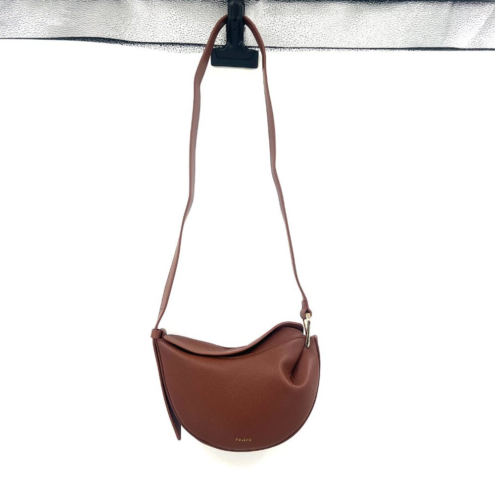 New Polene Tonca Pebbled Cognac Leather Bag $580 MSRP - Picture 2 of 7
